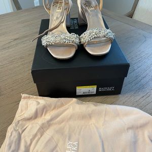 Badgley Mischka Clara Shoe in Blush